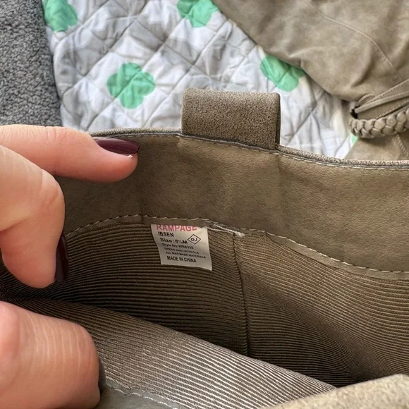 Rampage Braided Strap Heeled Boots - Brown - Picture 2 of 3